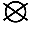 Care Symbol for clean