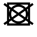 Care Symbol for dry